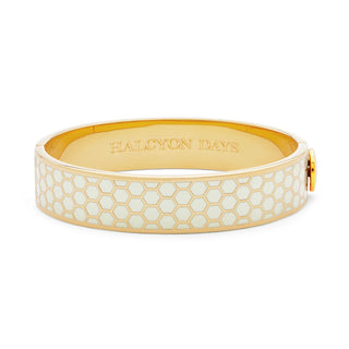 HONEYCOMB CREAM BANGLE