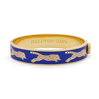 LEOPARD COBALT BANGLE