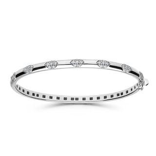 DIAMOND CLUSTER BANGLE