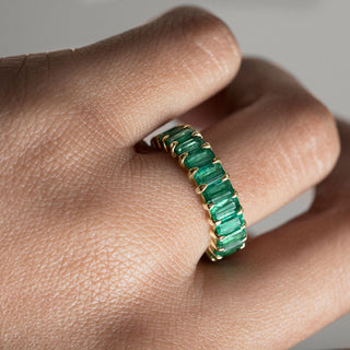 ILA Collection Harper in Emeralds Ring at Henry C Reids