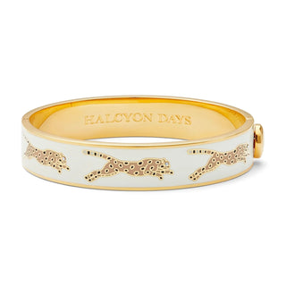 LEOPARD CREAM BANGLE