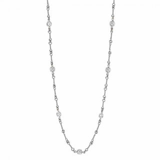 DIAMONDS BY THE INCH DOG BONE LINK NECKLACE