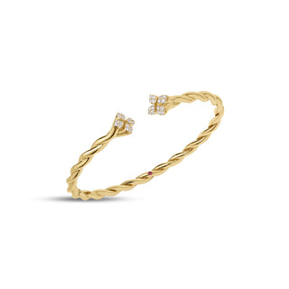LOVE IN VERONA NARROW TWIST BANGLE