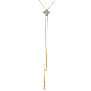 PRINCESS FLOWER LARIAT NECKLACE