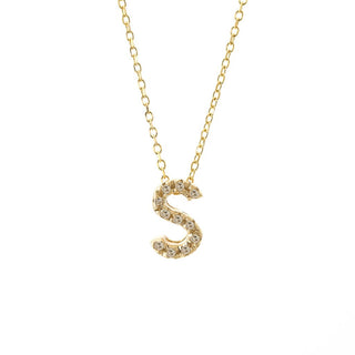 'S' Initial Necklace