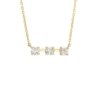 DIAMOND BAR NECKLACE