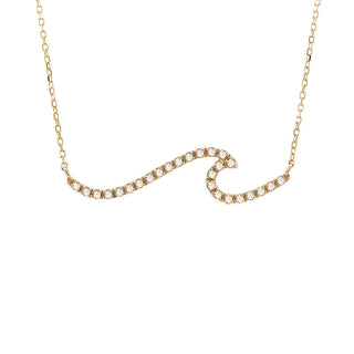 DIAMOND WAVE NECKLACE