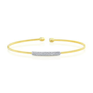 PAVE DIAMOND BAR BANGLE