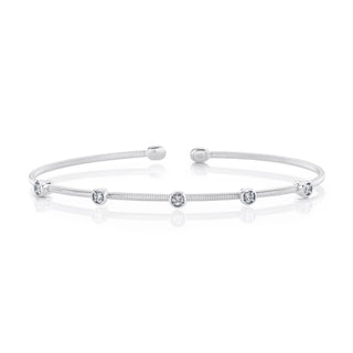 BEZEL DIAMOND BANGLE
