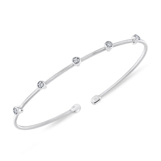 BEZEL DIAMOND BANGLE
