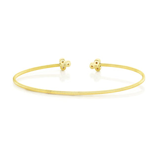 TREFOIL BEZEL BANGLE