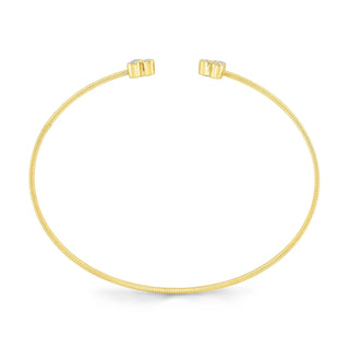 TREFOIL BEZEL BANGLE