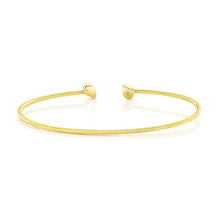 PEAR BEZEL BANGLE