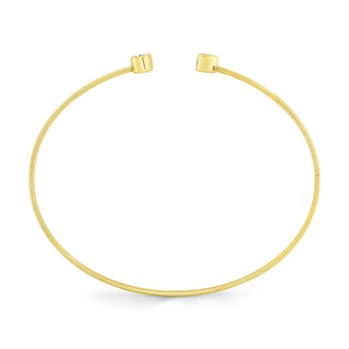 PEAR BEZEL BANGLE