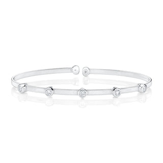 BEZEL DIAMOND BANGLE