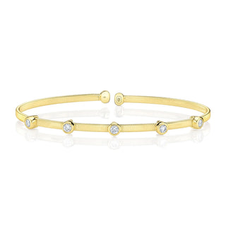 BEZEL DIAMOND BANGLE