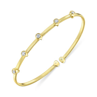 BEZEL DIAMOND BANGLE