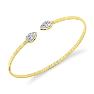 PAVE TEARDROP BANGLE