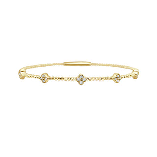 CLOVER MOTIF BANGLE