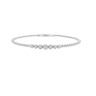 GRADUATED DIAMOND BANGLE