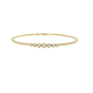 GRADUATED DIAMOND BANGLE