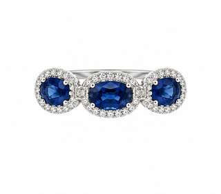 OVAL SAPPHIRE BAND