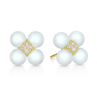 Pearl Sequence Stud Earrings