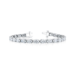 OVAL DIAMOND TENNIS BRACELET