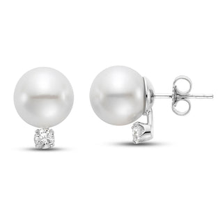 Pearl & Diamond Studs