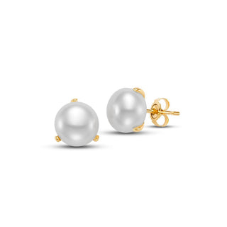 Three Prong Freshwater Pearl Studs