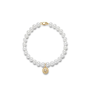 Pearl Bracelet with Charm