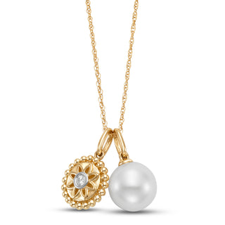 Pearl & Charm Necklace