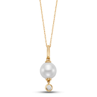 Pearl & Diamond Pendant