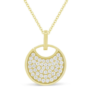 PAVE DISK WITH CUTOUT
