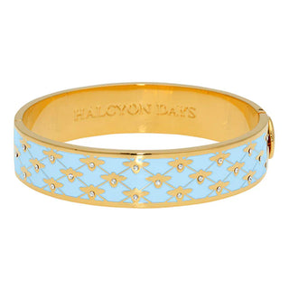 BEE SPARKLE TRELLIS FORGET-ME-NOT BANGLE