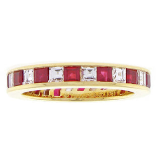 Tiffany & Co. Ruby and Diamond Band