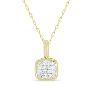 PAVE CUSHION PENDANT