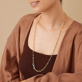 Marrakech Onde Diamond Clasp Necklace