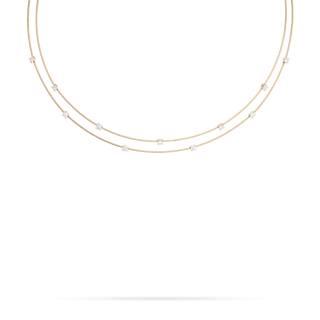 Double Unity Necklace With 11 Diamonds