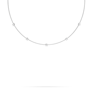 Single Unity Necklace With 5 Diamonds