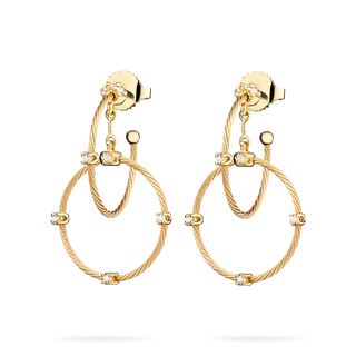Double Unity Rain Chain Earrings