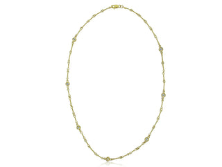 DIAMONDS BY THE INCH DOG BONE LINK NECKLACE