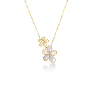 JASMINE DOUBLE FLOWER NECKLACE