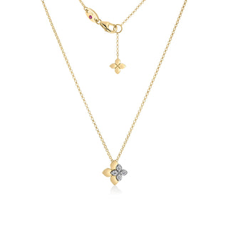 LOVE IN VERONA DOUBLE FLOWER NECKLACE
