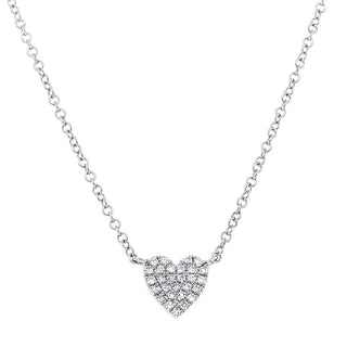 PAVE DIAMOND HEART