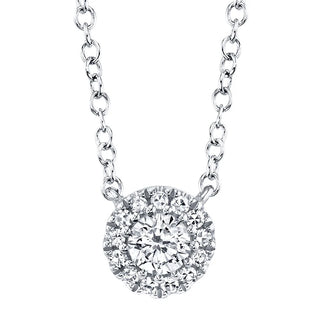 DIAMOND CLUSTER NECKLACE