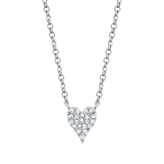 PAVE DIAMOND HEART