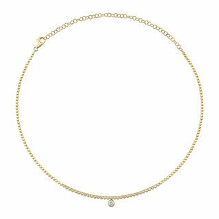 DIAMOND BEZEL NECKLACE