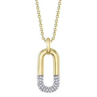 OVAL MOTIF NECKLACE