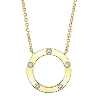 DIAMOND CIRCLE NECKLACE